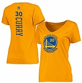 Women Golden State Warriors #30 Stephen Curry Yellow T-Shirt,baseball caps,new era cap wholesale,wholesale hats